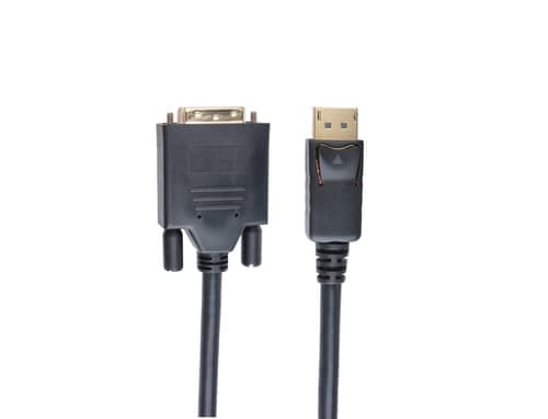 Prokord Displayport -kaapeli 0.5m Displayport Dvi Musta – Prokord