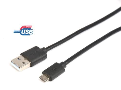 Prokord Usb-kaapeli 3m Usb-a Micro Usb-b Musta – Prokord