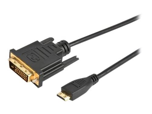 Prokord Hdmi 1.4-kaapeli 1m Mini Hdmi Dvi Musta – Prokord