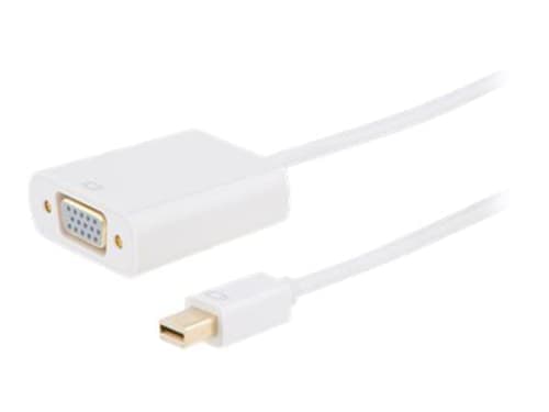 Prokord Displayport -kaapeli 1m Mini Displayport Vga Valkoinen – Prokord