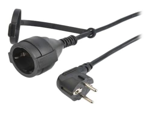 Prokord Sähköjatkojohto 5m Cee7/7 Cee7/4 Musta – Prokord