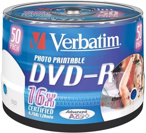 Verbatim Dvd-r X 50 Dvd-r 4.7gb 50pc(s) – Verbatim