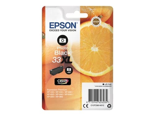Epson Muste Kuva Musta Claria Premium 33xl - Xp-530 – Epson