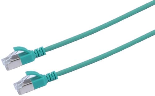 Prokord Tp-cable U/ftp Cat.6a Slim Lszh Rj45 5.0m Green Rj-45 Cat 6a 5m Vihreä – Prokord