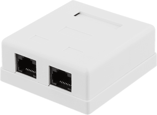 Deltaco Wall Outlet 2-port – Deltaco