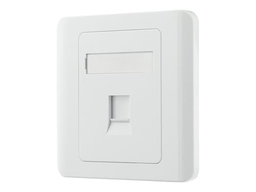 Deltaco Vr-226 Keystone Wall Outlet 1-port White – Deltaco