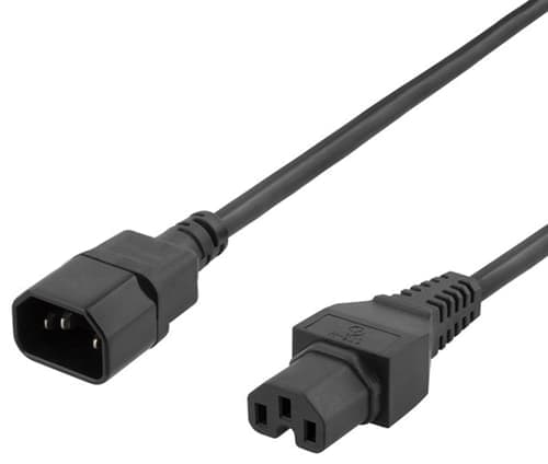 Prokord Virtajohto 1.5m C14 C15 Musta – Prokord