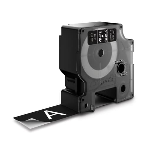 Dymo Tape D1 24mm Valkoinen/musta – Dymo