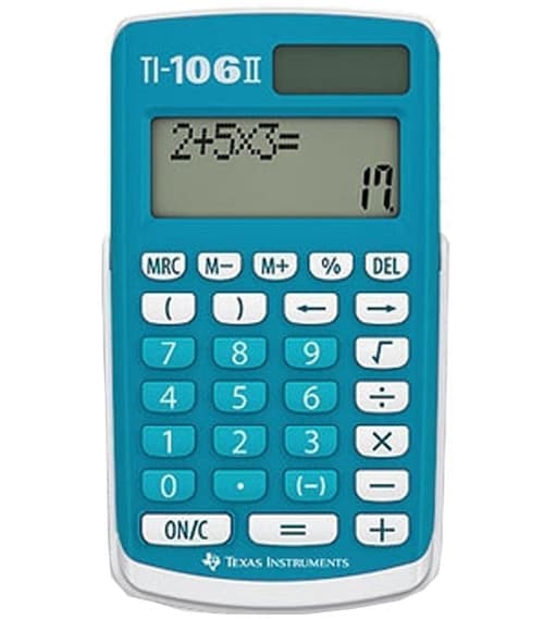 Texas Calculator Ti-106ii Solar – Texas