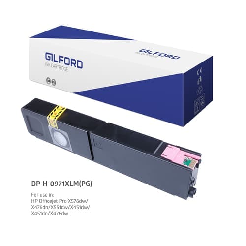 Gilford Muste Magenta No.971xl 6,6k - Officejet Pro X451/x551/x476 X576 – Gilford