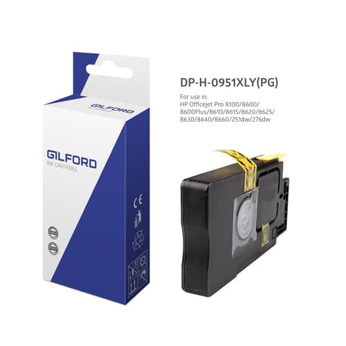 Gilford Muste Keltainen Gul 951xl - Pro 8100 – Gilford