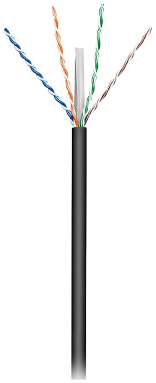 Microconnect Bulk-kaapeli Ei Cat 6 100m Musta – Microconnect