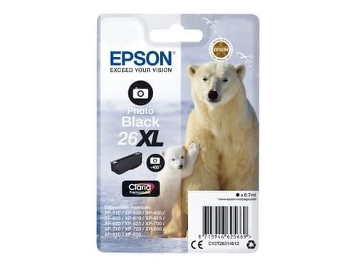 Epson Muste Kuva Musta 26xl Claria Premium – Epson