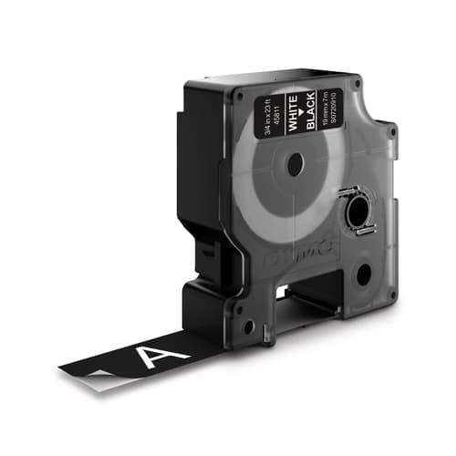 Dymo Tape D1 19mm Valkoinen/musta – Dymo