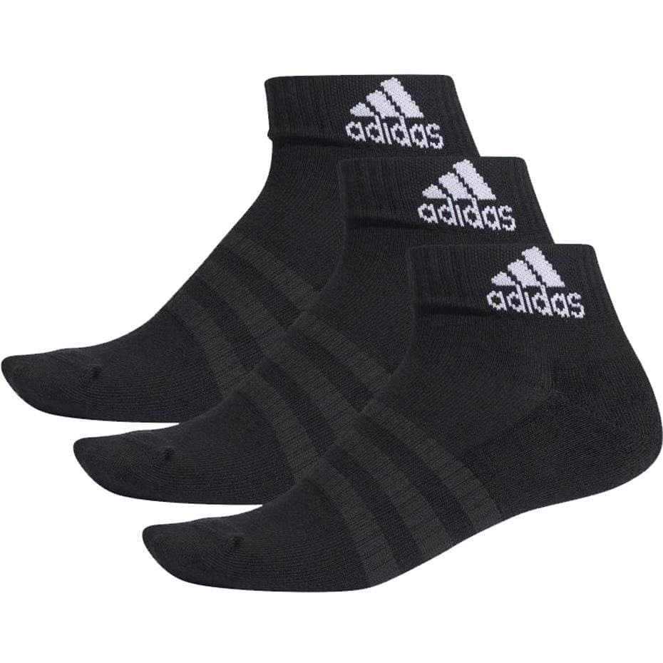 Adidas Cush Ankle Socks 3-pack Black – Adidas