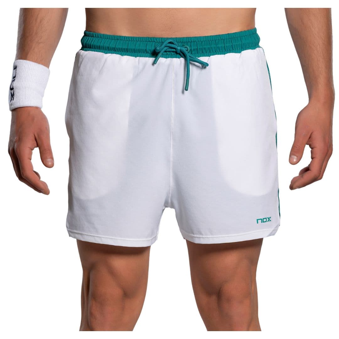 Nox Pro Shorts White/Ivy Green – Nox