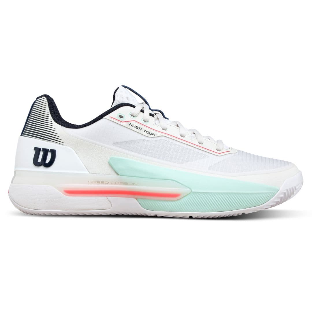 Wilson Rush Tour 5 Clay White/Bay/Fiery Coral – Wilson