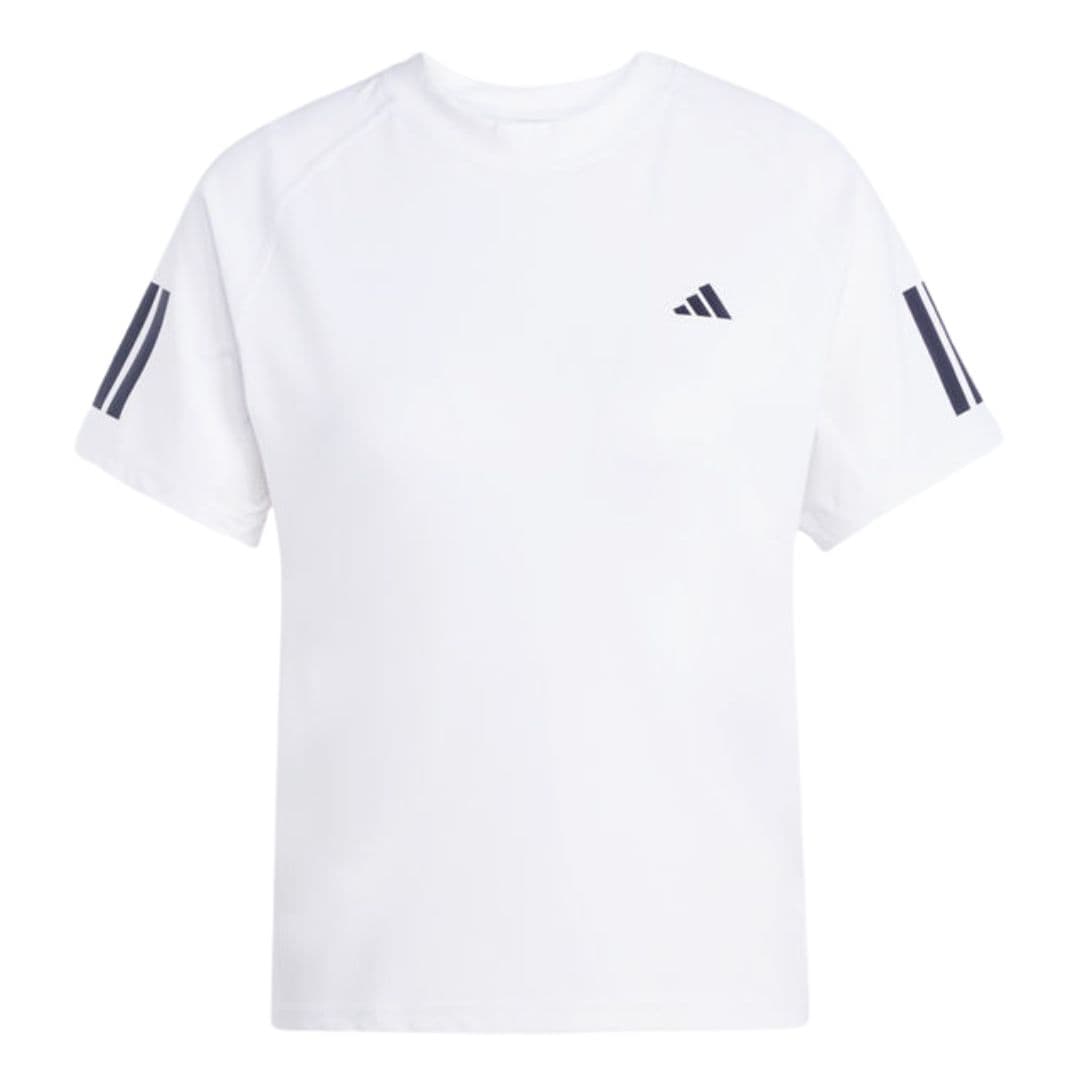 Adidas Club Climacool 3-Stripes T-shirt Women White – Adidas