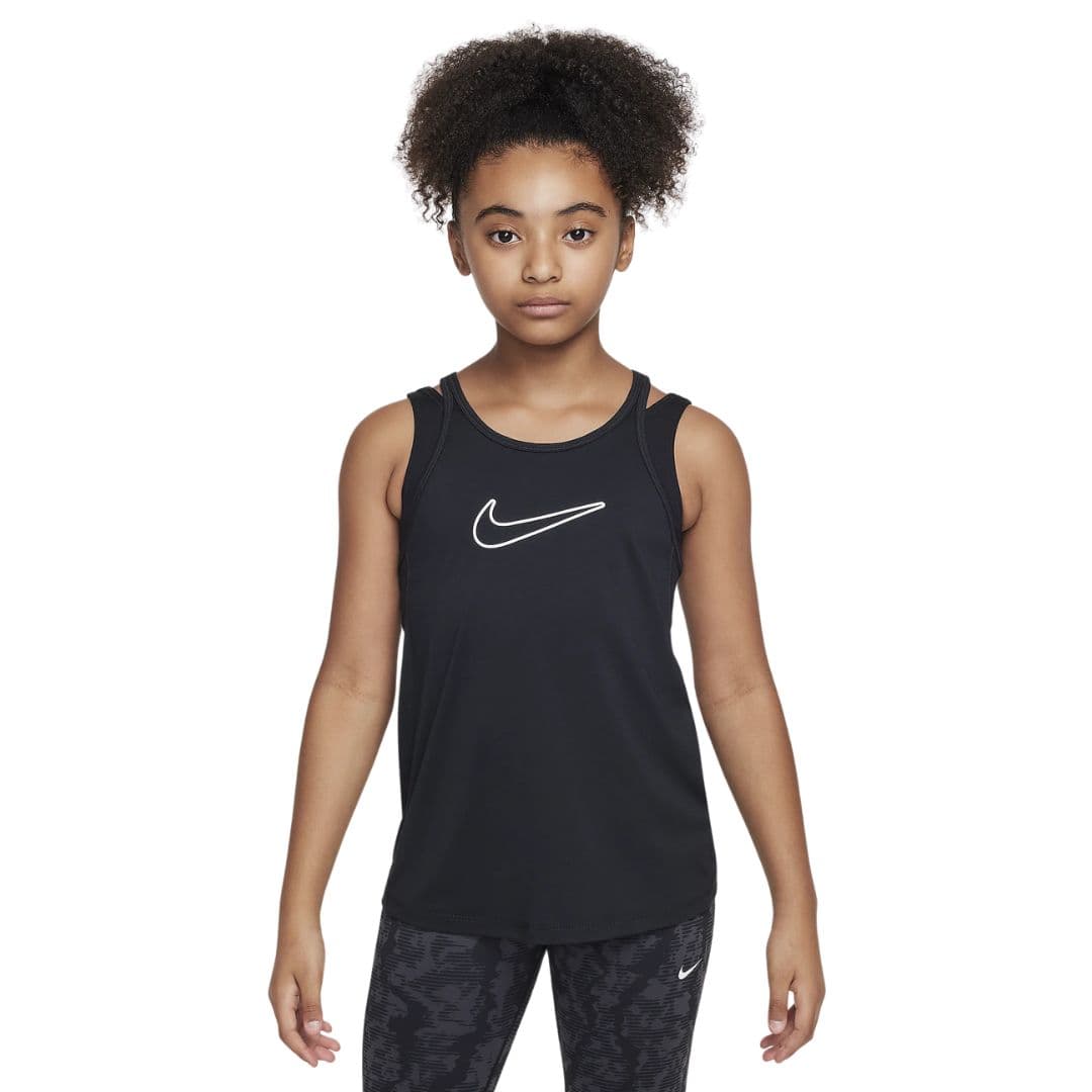 Nike One Classic Girls Dri-FIT Tank Top Black – Nike