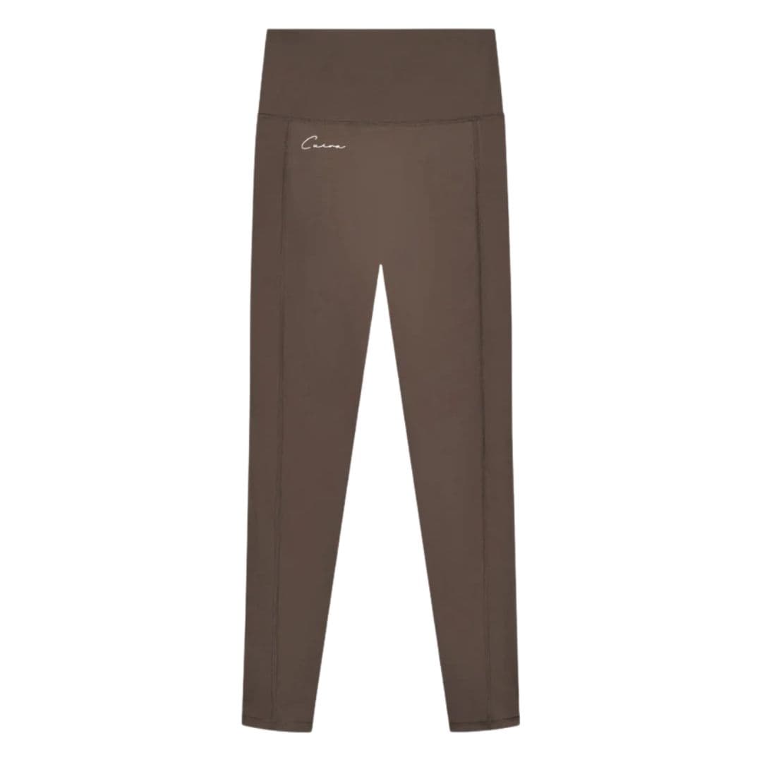 Cuera Active Logo Tights Long Dark Brown – Cuera