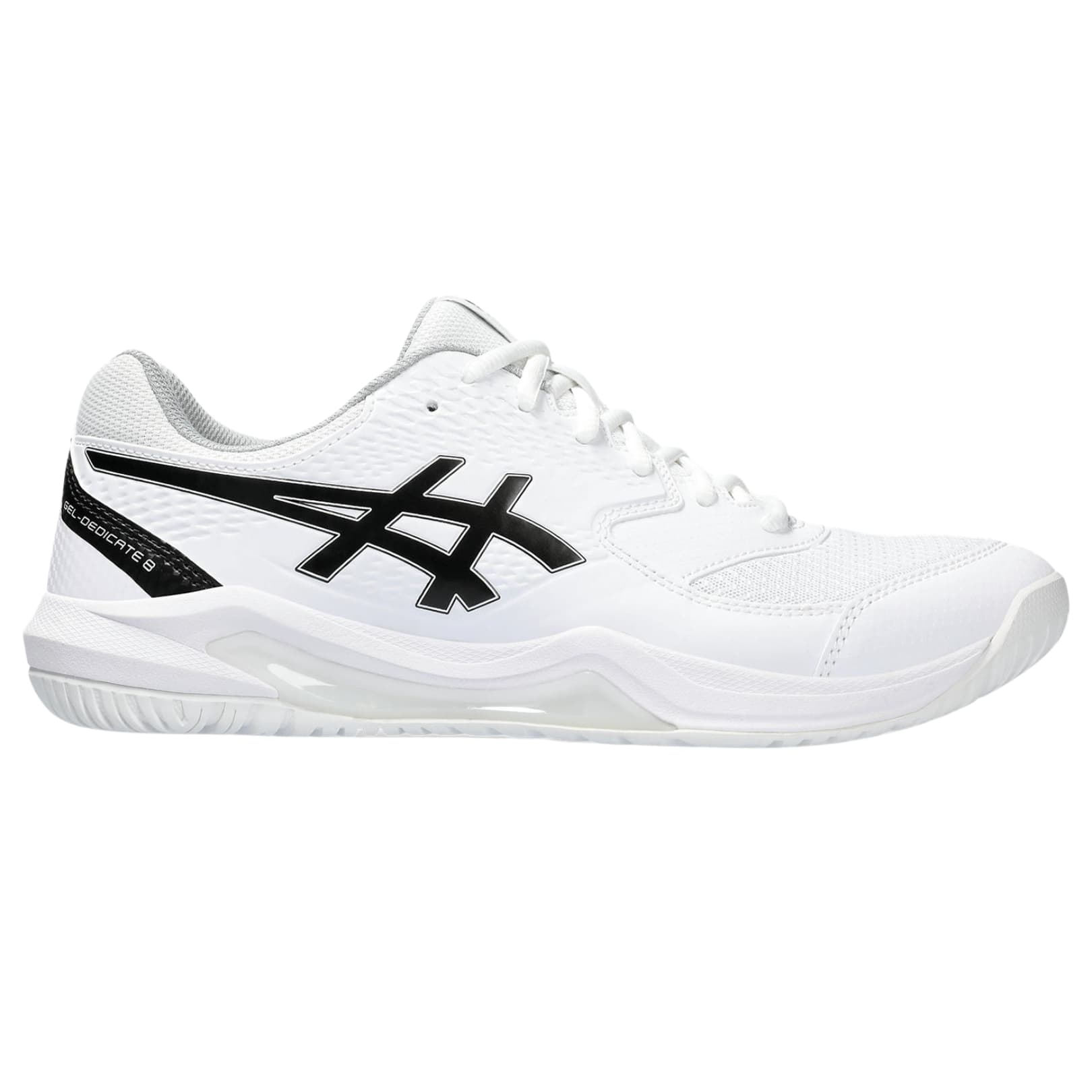 Asics Gel-Dedicate 8 White/Black – Asics