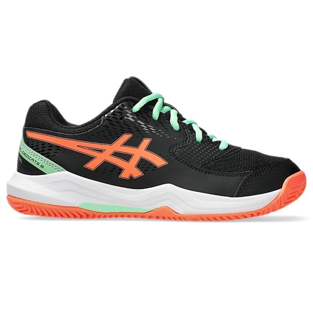 Asics Gel-Dedicate 8 Padel GS Black/Vivid Coral – Asics