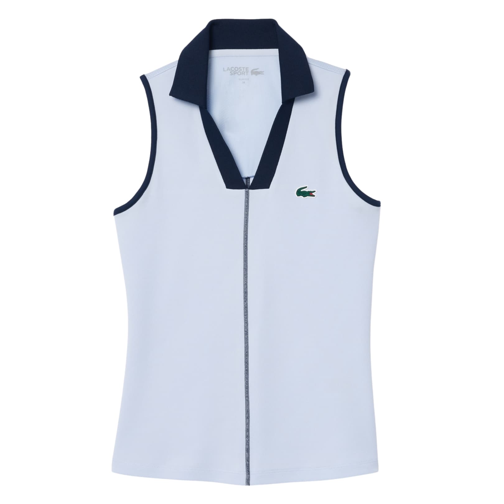 Lacoste Ultra-Dry Sleeveless Polo Shirt Women Light Blue – Lacoste