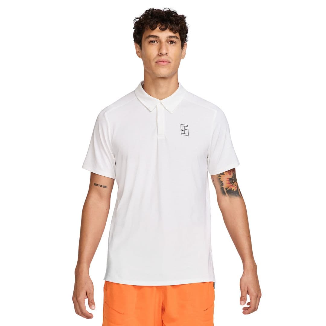 Nike Court Advantage Dri-FIT Polo White – Nike