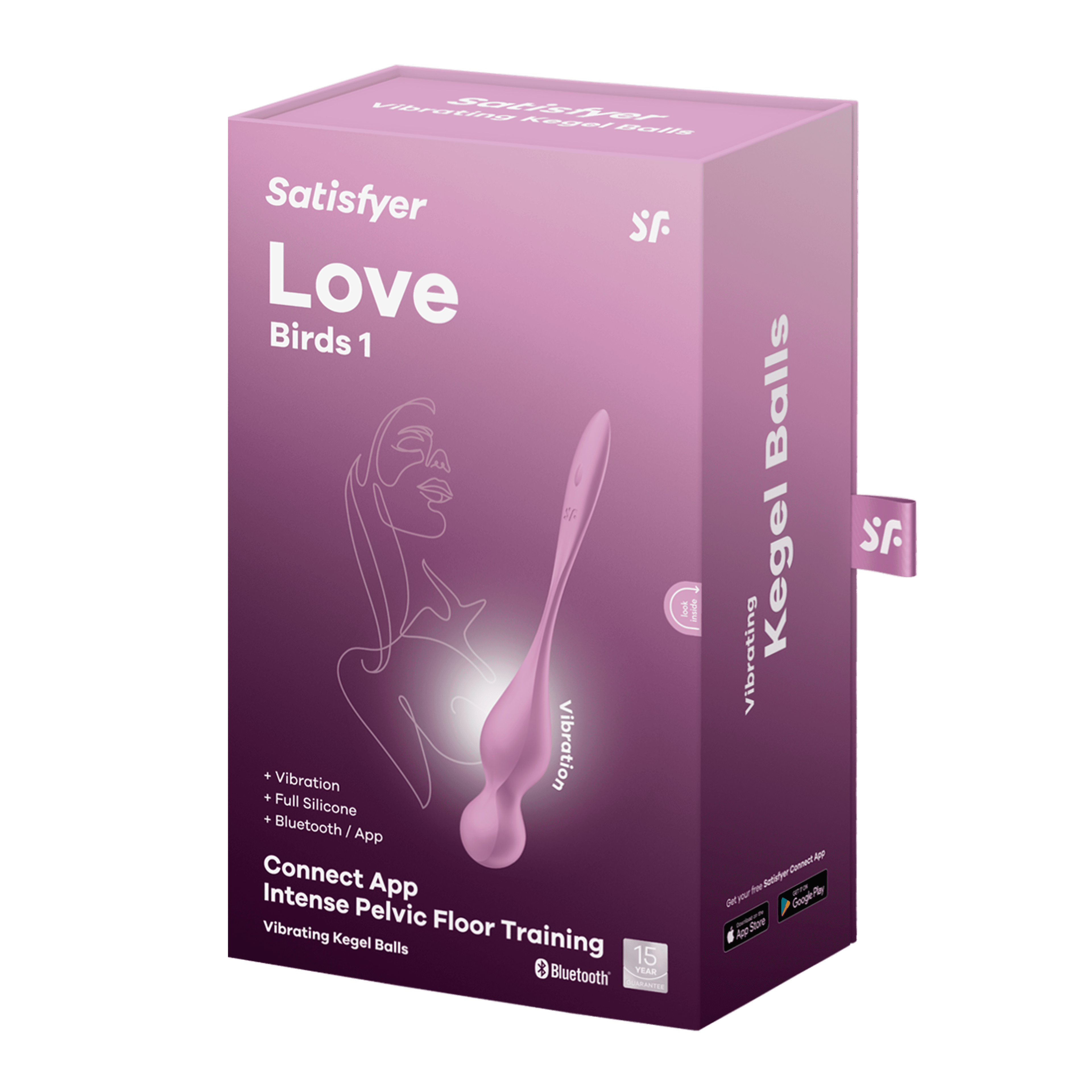 Satisfyer Love Birds 1 Connect App - Värisevät Geishakuulat Nautintoon ja Lantionpohjan Harjoitteluun – Satisfyer