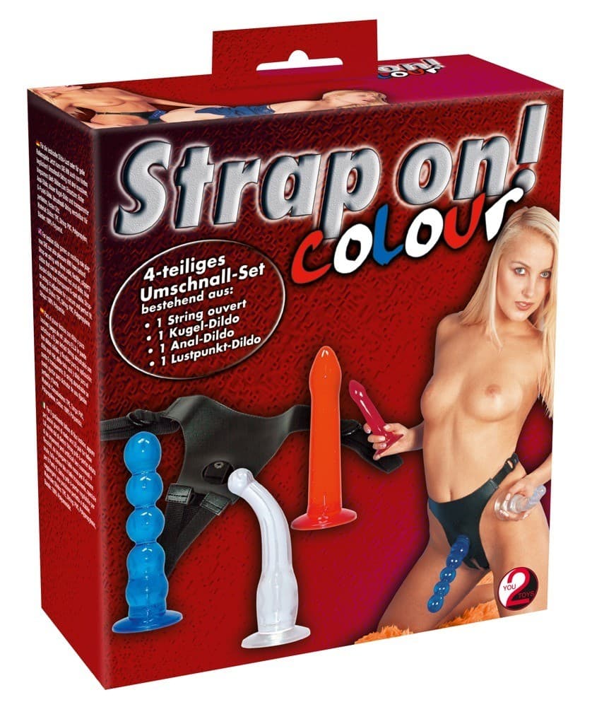 Strap on! Colour,Vaidettavilla värillisillä dildoilla – You2Toys