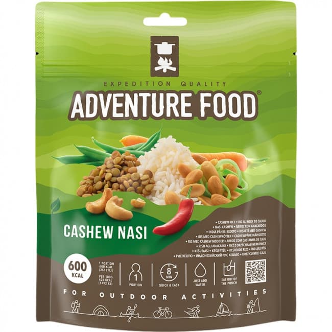 Adventure Food Cashew Nasi, pakastekuivattu ruoka – Adventure Food
