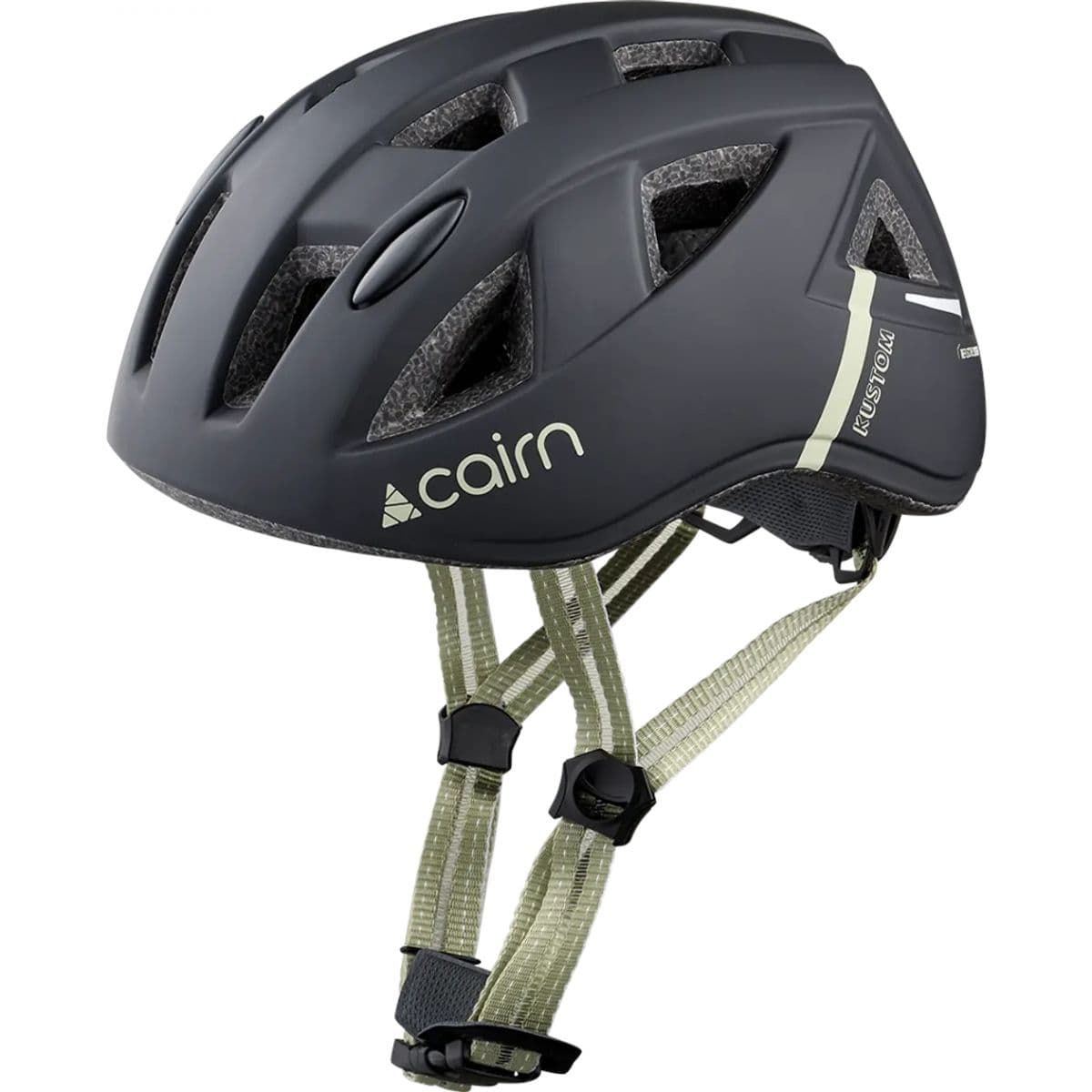 Cairn Kustom, pyöräilykypärä, junior, musta – Cairn