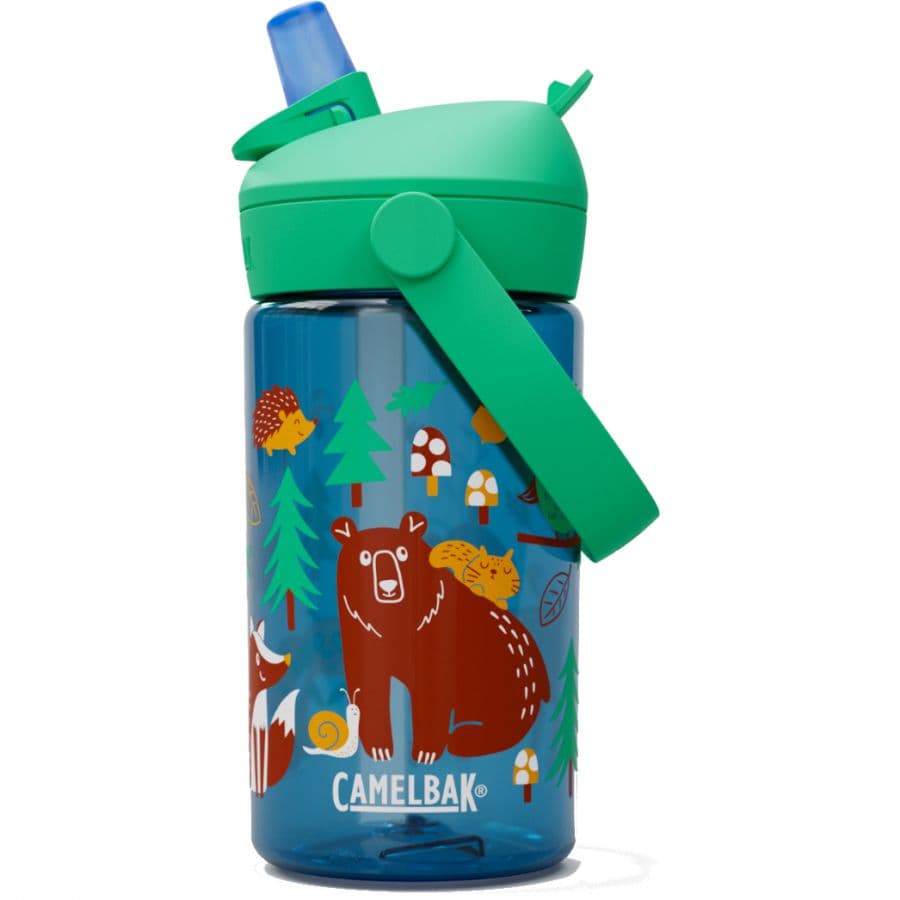 Camelbak Thrive Flip Straw Kids 400ml, lasten juomapullo, ystävällinen metsä – Camelbak