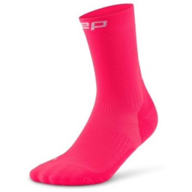 CEP Core Run Socks Mid Cut 5.0, juoksusukat, mies, pinkki – CEP