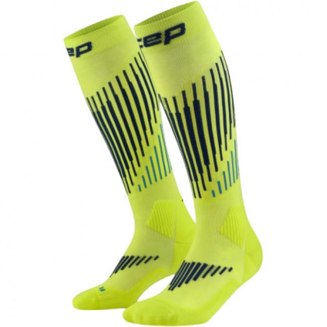 CEP Ski Touring Merino Socks Tall 3.0, laskettelusukat, miesten, keltainen – CEP