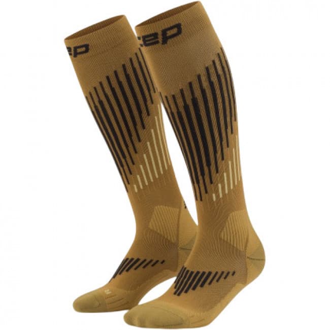 CEP Ski Touring Merino Socks Tall 3.0, laskettelusukat, naisten, ruskea – CEP