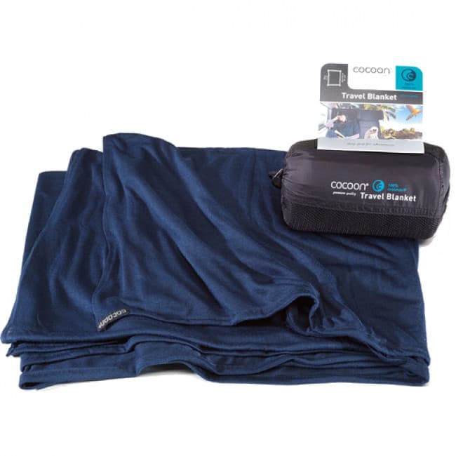 Cocoon Travel Blanket, Rejsetæppe, laivastonsininen – Cocoon