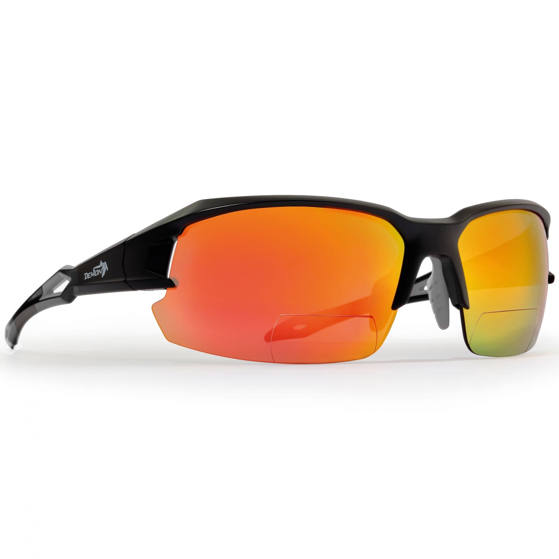 Demon Tiger Sun, aurinkolasit, joissa on lukukenttä, musta/harmaa – Demon