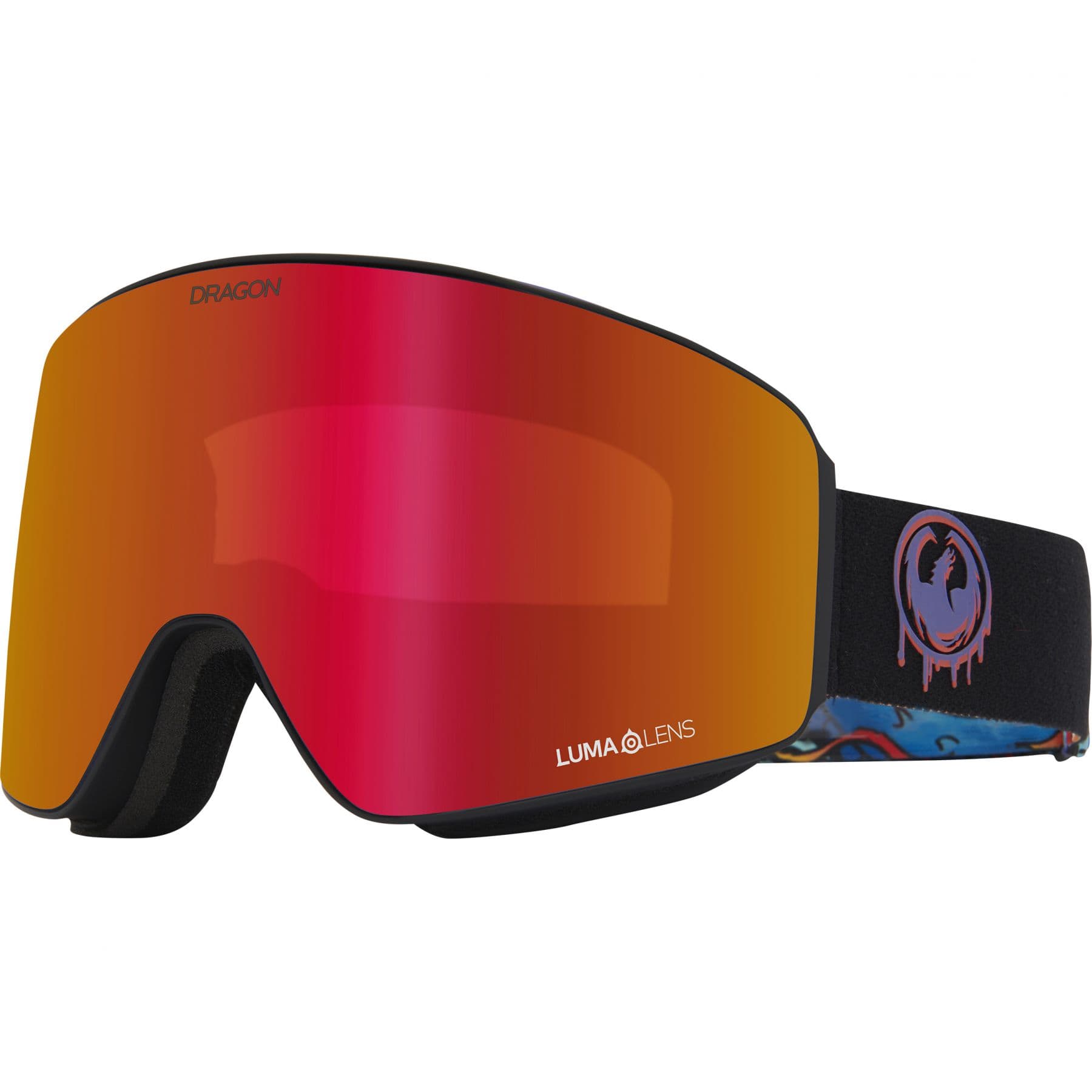 Dragon PXV, laskettelulasit, rattled – Dragon