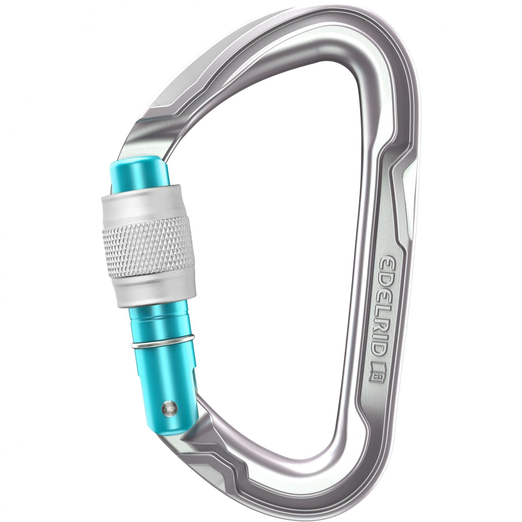 Edelrid Pure Screw Karabiinihaka, unisex, hopea – Edelrid