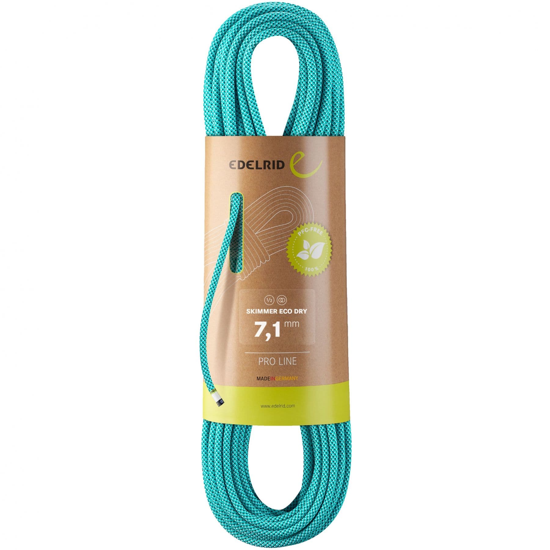 Edelrid Skimmer Eco Dry 7,1mm, kiipeilyköysi, sininen – Edelrid