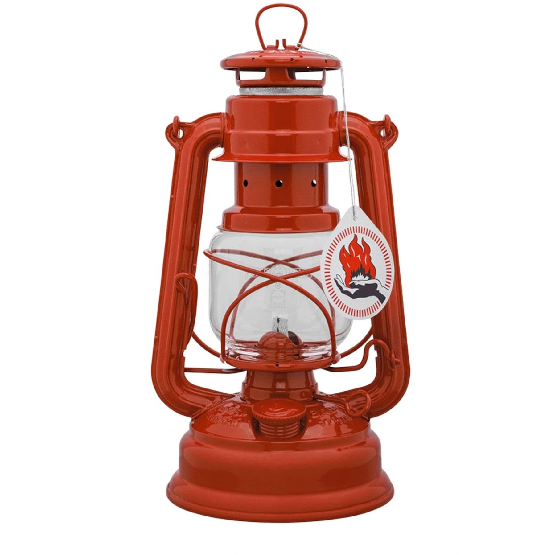 Feuerhand Hurricane Lantern 276, lyhty, tiilenpunainen – Feuerhand