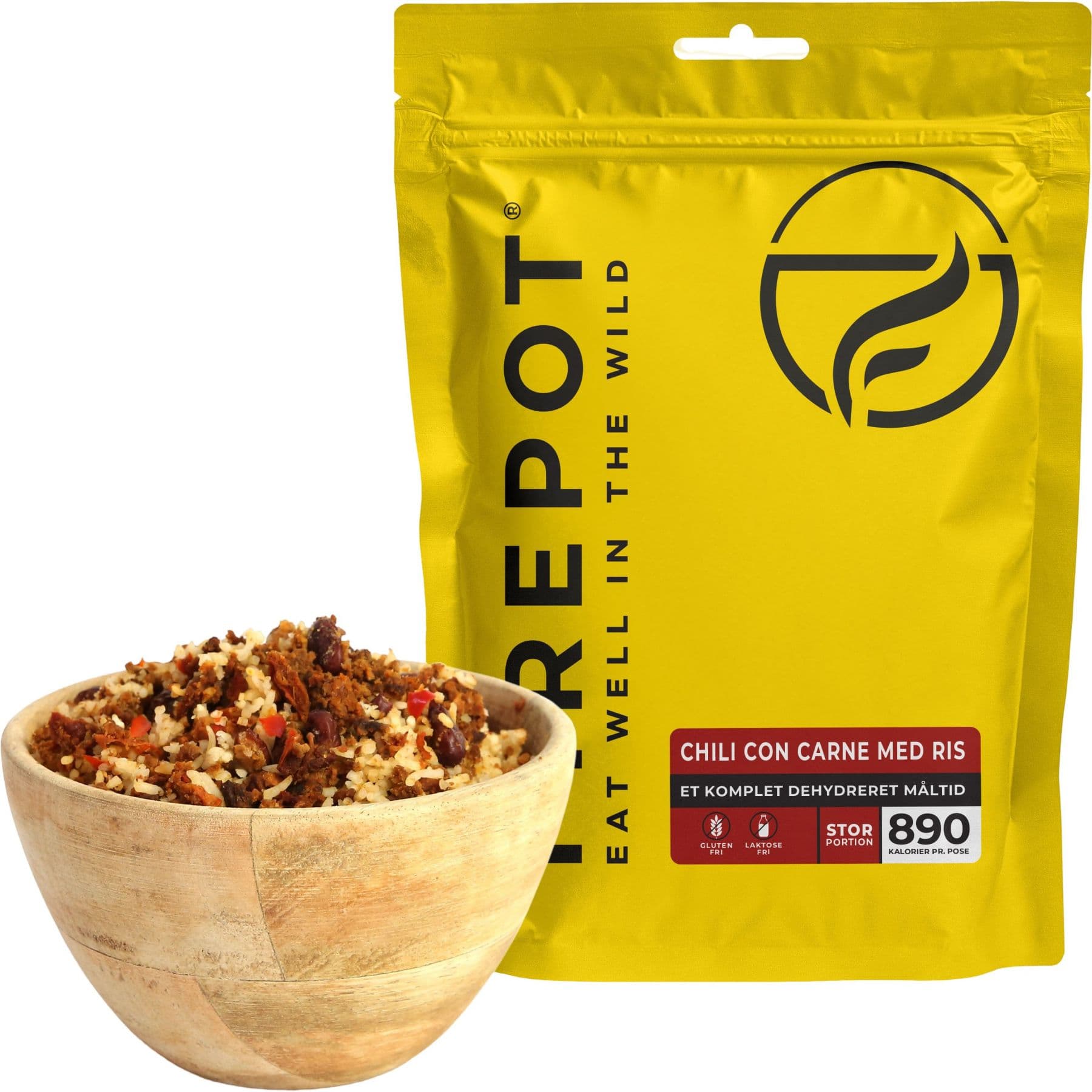 Firepot Chili con Carne riisillä, pakastekuivattu ruoka, XL – Firepot