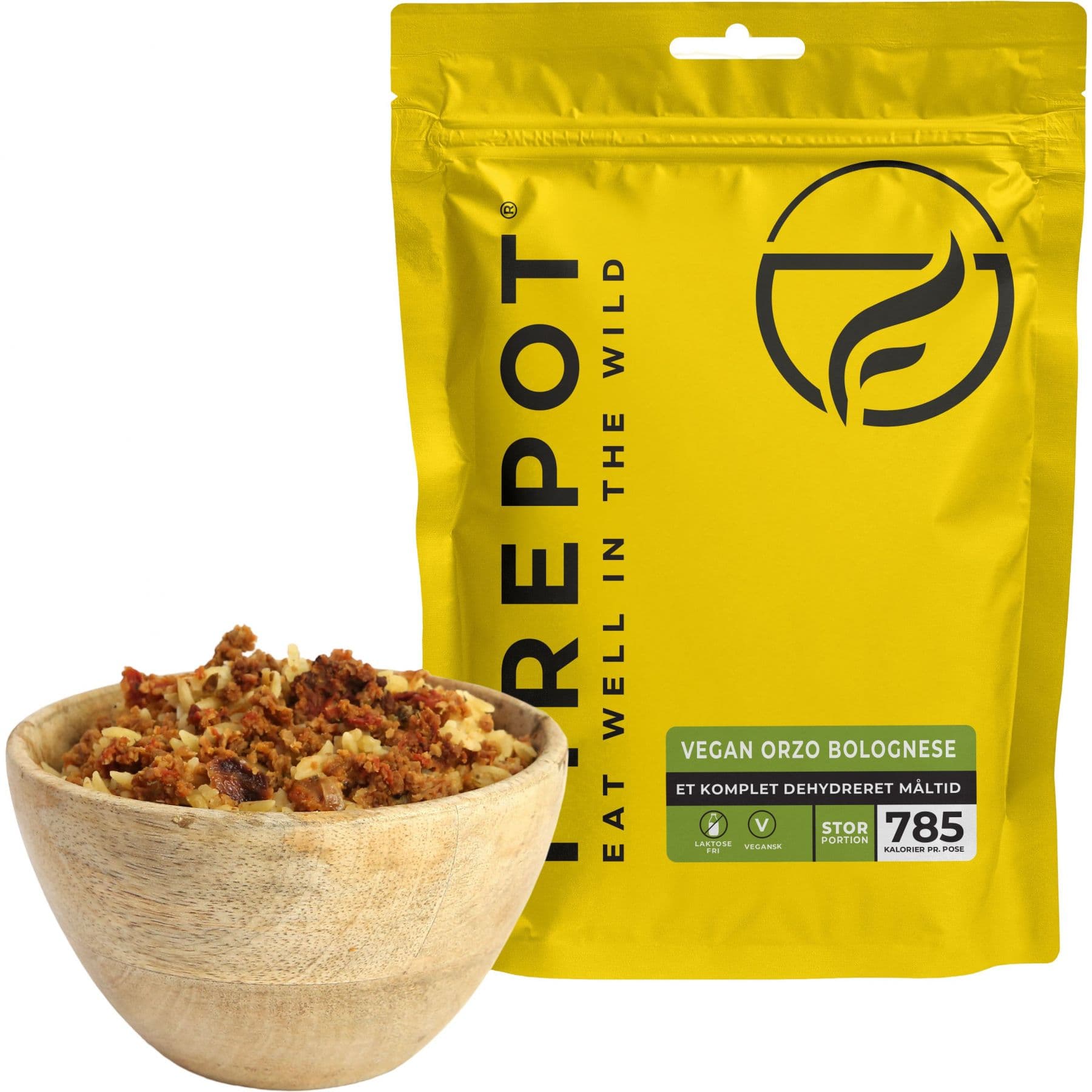 Firepot Vegaaninen Orzo Bolognese, pakastekuivattu ruoka, XL – Firepot