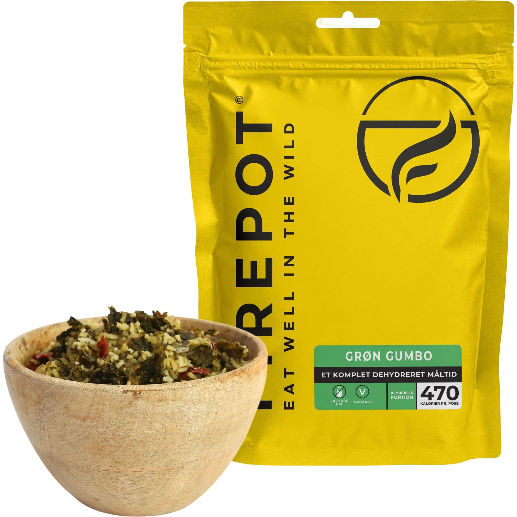 Firepot Vihreä Gumbo, pakastekuivattu ruoka, Reg – Firepot