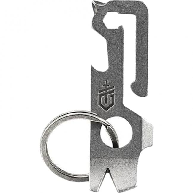 Gerber Mullet Solid State Stonewash Card, työkalu avaimenperään, hopea – Gerber