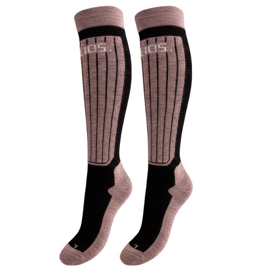 Helios Merino One 60, laskettelusukat, 2 paria, pinkki – HELIOS