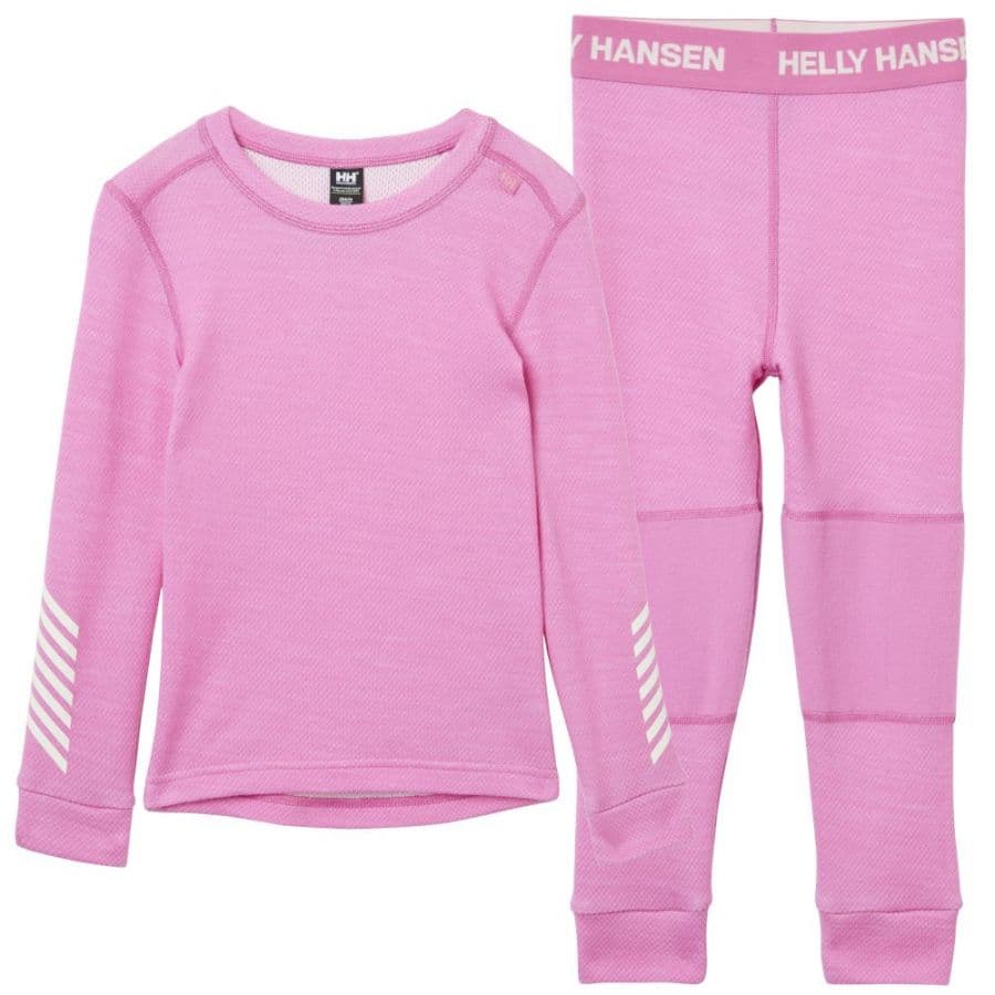 Helly Hansen K Lifa Merino, setti, junior, pinkki – Helly Hansen