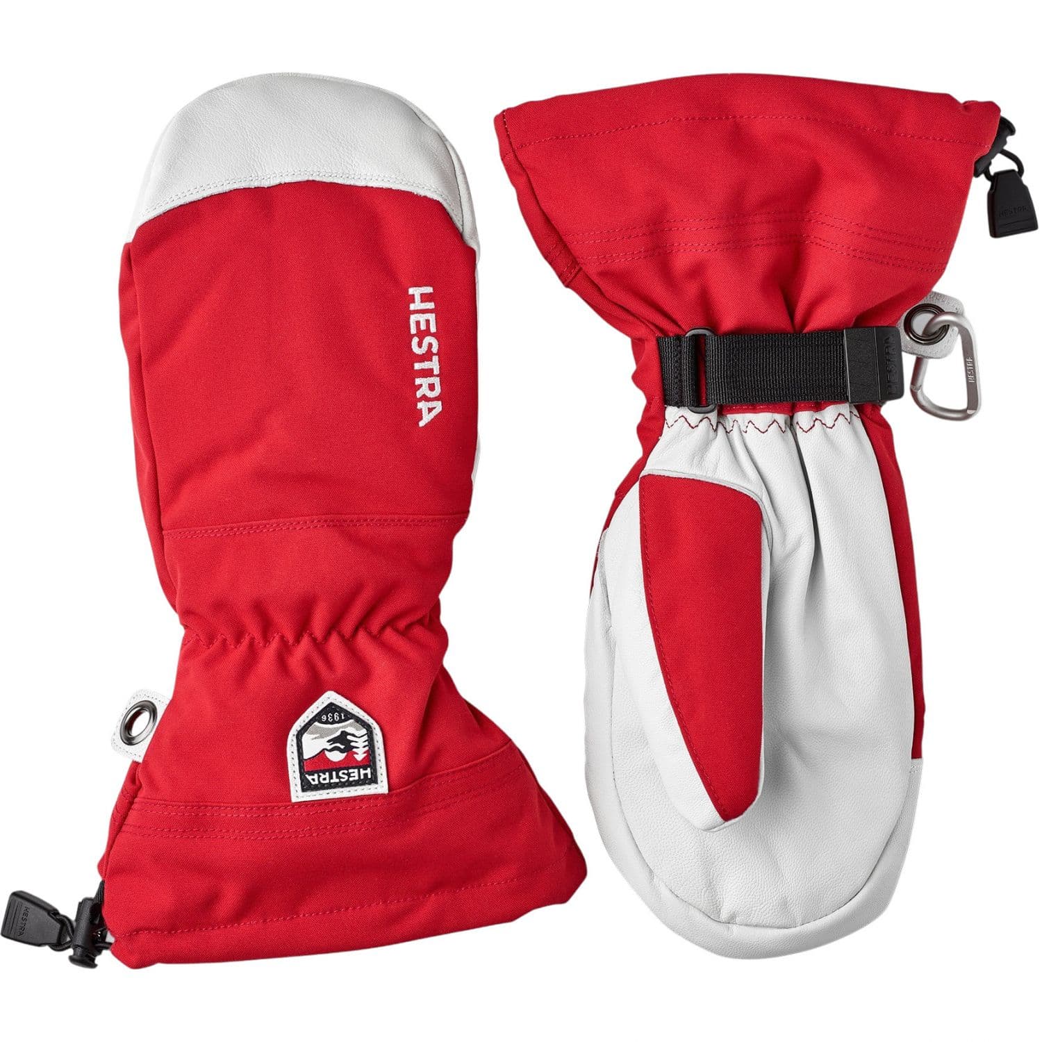 Hestra Army Leather Heli Ski, hiihtohanskat, punainen – Hestra