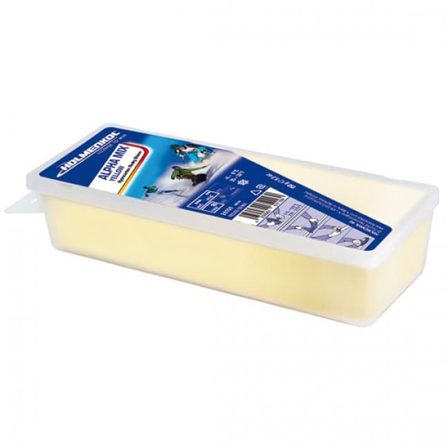 Holmenkol Alphamix suksivaha, keltainen – Holmenkol